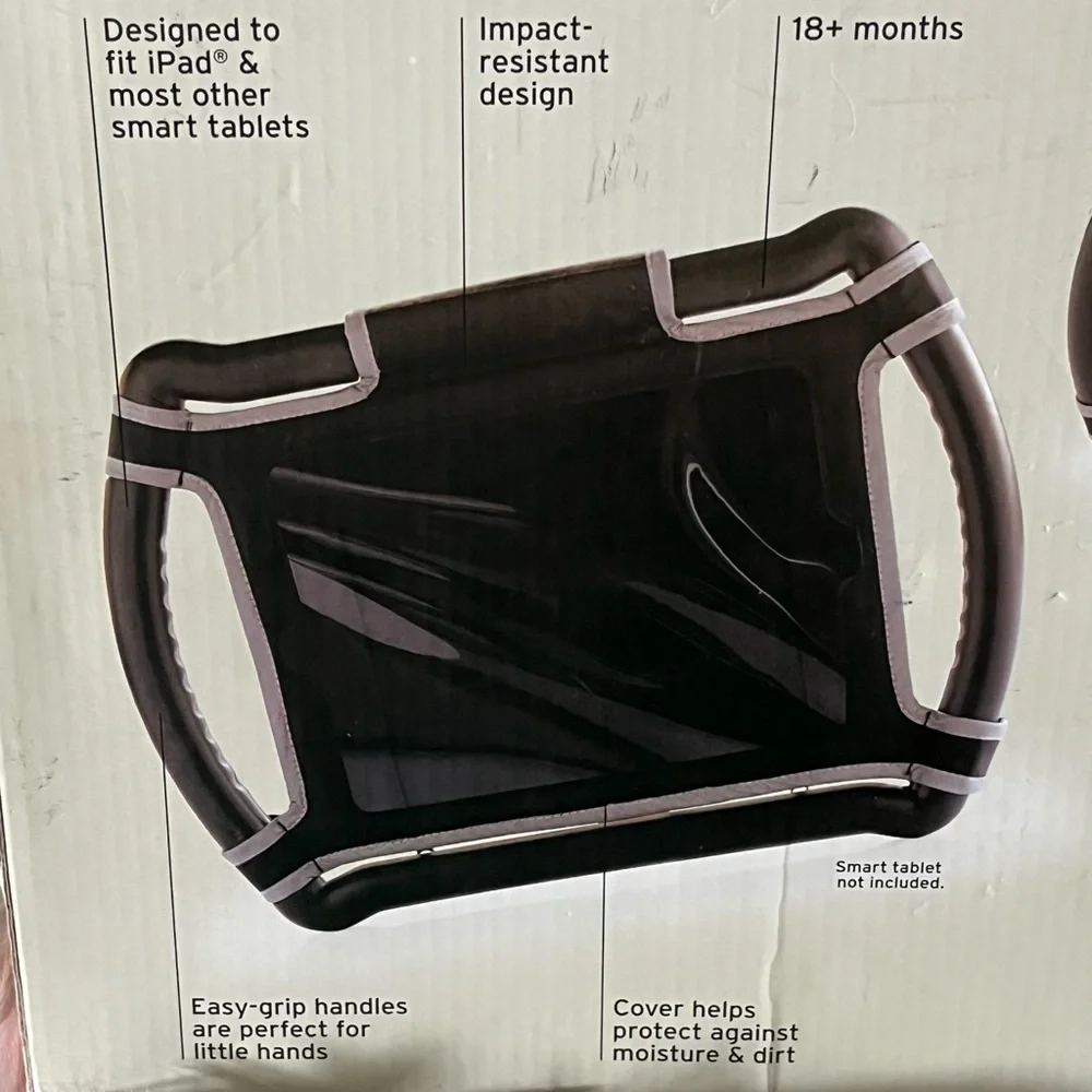 Eddie Bauer SmartShield Tablet Saver Impact-Resistance Pop-Up Stand Black